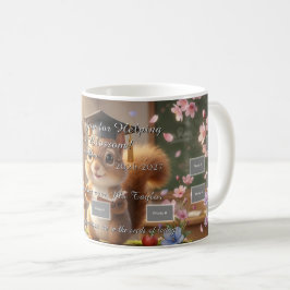 Café Caneca de Apreciação de Professor Esquilo Fofa com