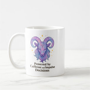 Café Caneca de Áries – Alimentada por Cafeína e Decisõe