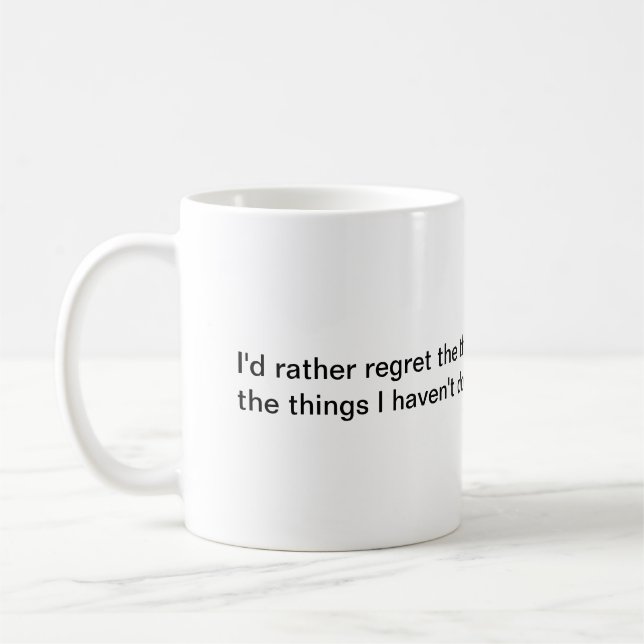 Café Caneca de Arrependimento (Esquerda)