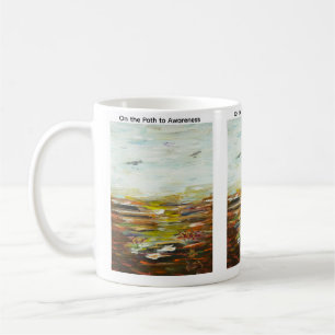 Café Caneca de Arte Abstrata - “No Caminho para a Consc