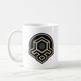 Café Caneca de Arte Avançada Simétrica 3D