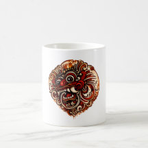 Caneca de Arte Balinesa Barong