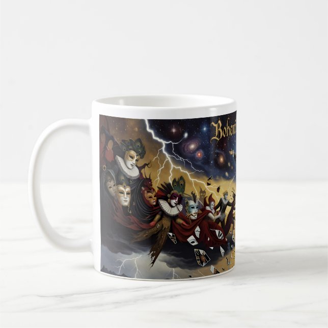 Café Caneca de Arte Bohemian Rhapsody Cosmic Masquerade (Esquerda)