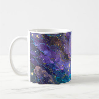 Café Caneca de Arte de Campo de Estrelas da Galáxia Rox