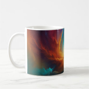 Café Caneca de Arte de Galáxia de Nebulosa Portal Celes
