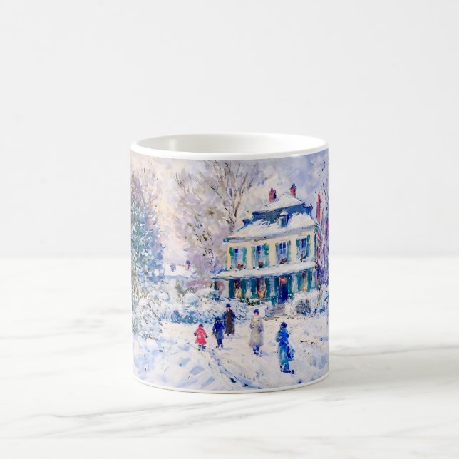 Café Caneca de Arte de Jardim Impressionista Jardim de  (Centro)