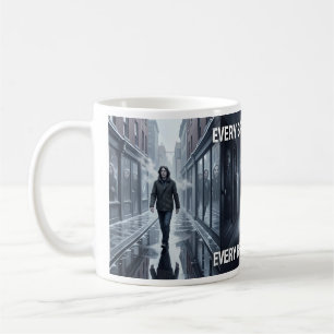 Café Caneca de Arte de Mistério Urbano Noir Sombras Vig