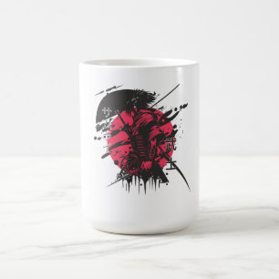 Café Caneca de Arte de Tinta Samurai