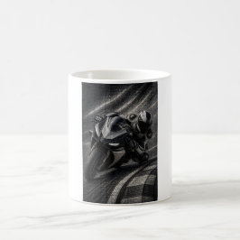 Café Caneca de Arte em Mosaico de Superbike de Corrida