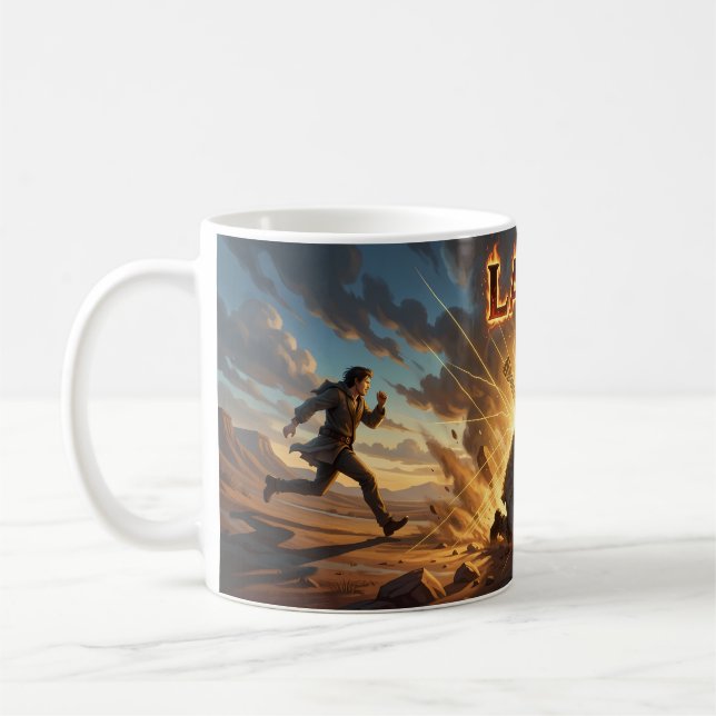 Café Caneca de Arte Fantasia Layla Desert Love Storm (Esquerda)