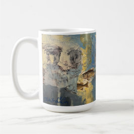 Café Caneca de arte fina Fish Market por Carol Worthing