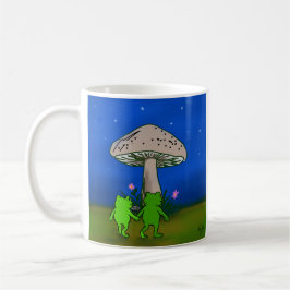 Café Caneca de Arte Florestal de Conto de Fadas da Viag
