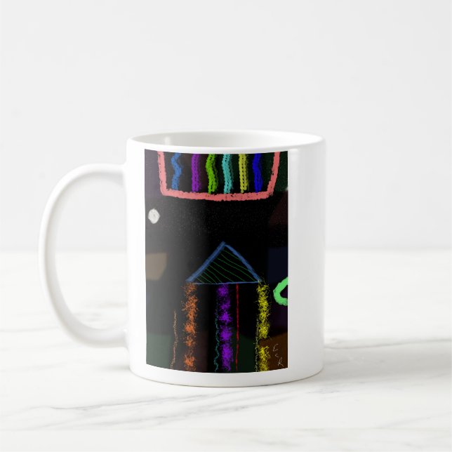Café Caneca de Arte Impressionista (Esquerda)