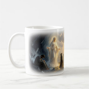 Café Caneca de Arte Lago Sagrado de Conforto Deixe Ser