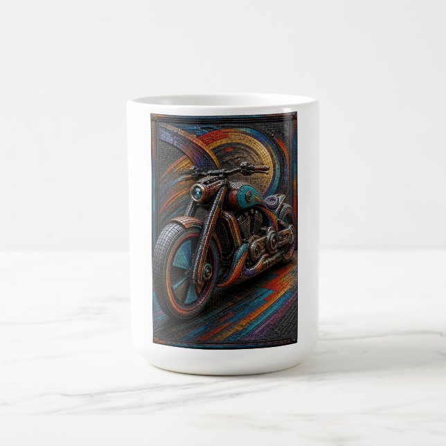 Café Caneca de Arte Mosaico Cruiser Spectrum Retro (Centro)