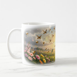 Café Caneca de Arte Sinfonia do Pássaro Cantador do Pra