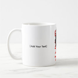 Café Caneca de Arte Trash Polka com Busto Clássico Queb