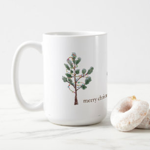 Café caneca de árvore de Natal