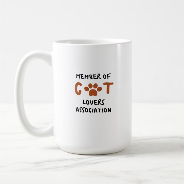 Café Caneca de associação de amantes de gatos (Esquerda)