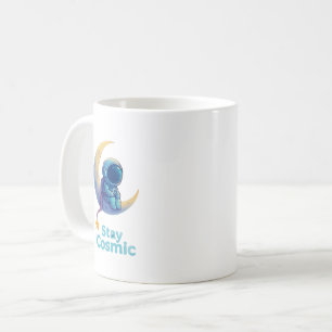 Café Caneca de Astronauta na Lua – Presente Espacial Fi