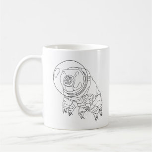 Café Caneca de astronauta tardígrada