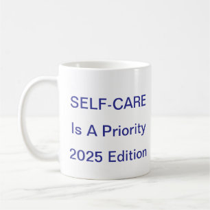Café Caneca de Autocuidado – Lembrete de Saúde Mental T