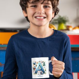 Café Caneca de Aventura Personalizada 'A'"
