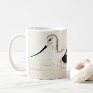 Café Caneca de aves marinhas vintage, aves pernilongas