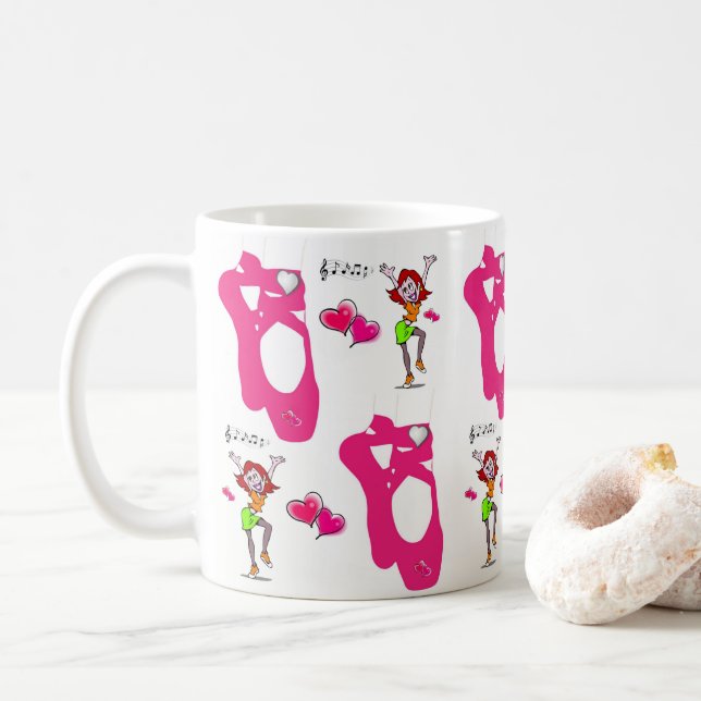 Café Caneca de Ballet (Com Donut)