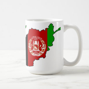 Café Caneca de bandeira do Afeganistão