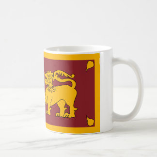 Café Caneca de bandeira do Sri Lanka