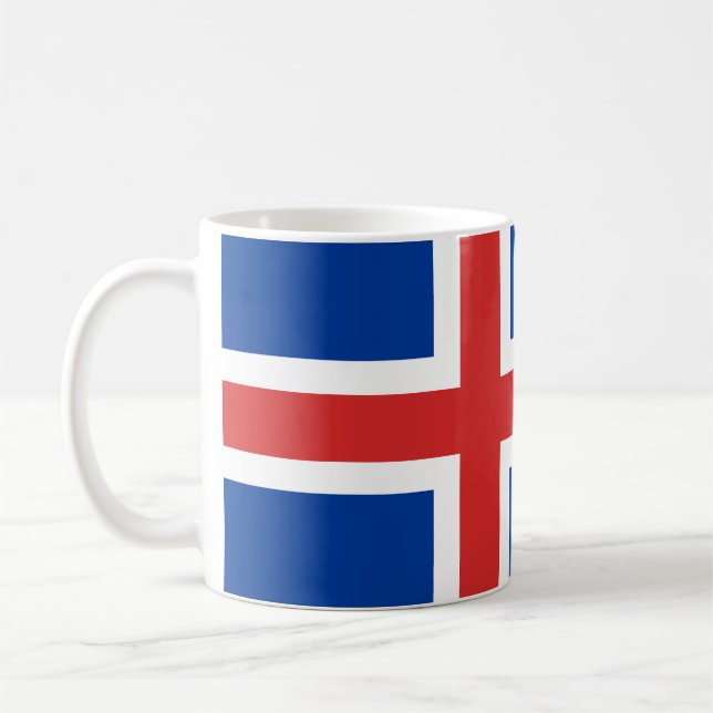 Café Caneca de bandeira islandesa (Esquerda)