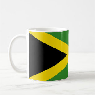 Café caneca de bandeira jamaicana