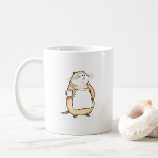 Café Caneca de Barista Capivara Gordinha - Presente Div