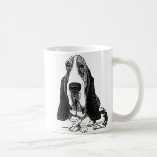Café Caneca de Basset Hound