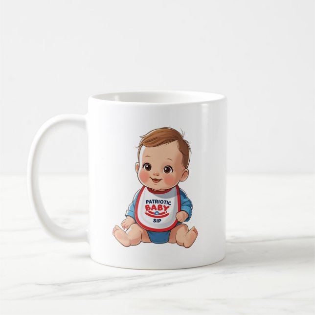 Café Caneca de Bebê Patriota (Esquerda)