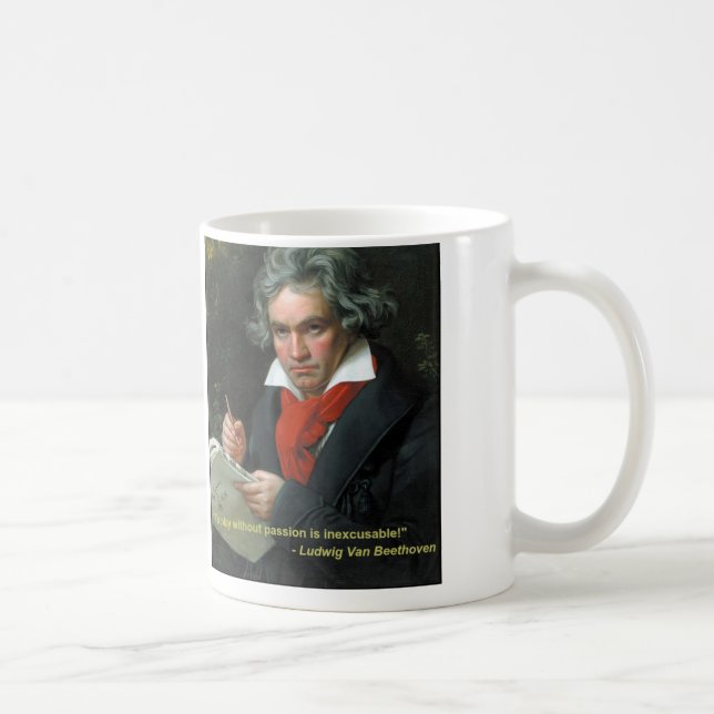 Café Caneca de Beethoven "a jogar sem paixão " (Direita)
