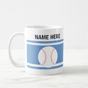 Café Caneca de beisebol personalizada