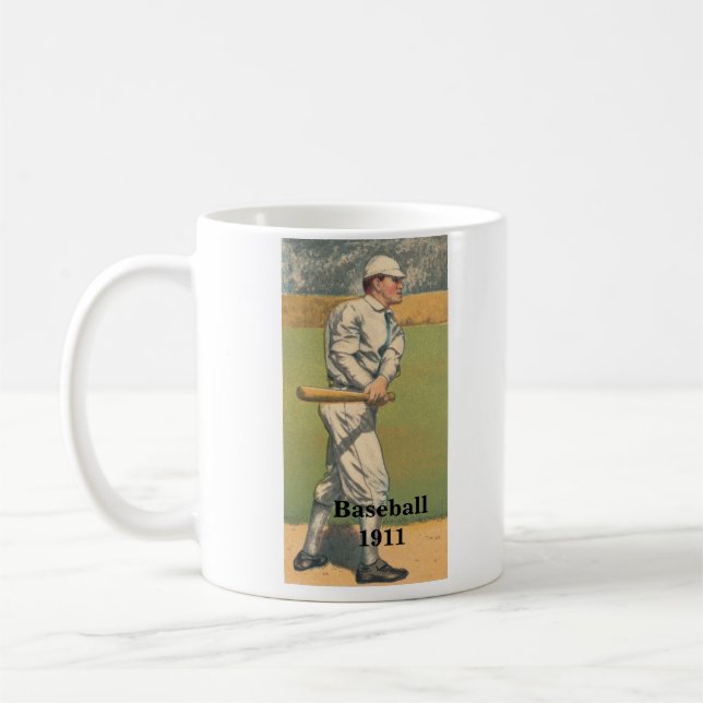 Café Caneca de beisebol vintage 1911 (Esquerda)