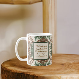 Café Caneca de Bênção Matinal Tradicional Rústica Leve