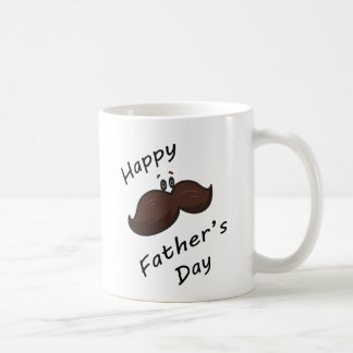 Café Caneca de Bigode de Desenho Animado Engraçado
