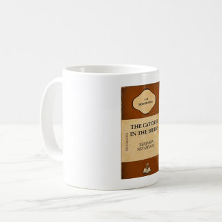 Café Caneca de Biografia Personalizada do Bookworm