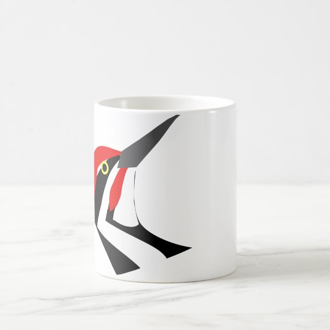 Café Caneca de BirdFace Pileated (Centro)