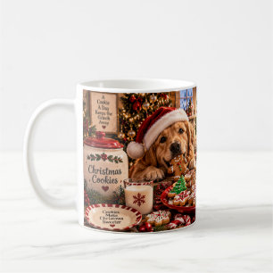 Café Caneca de Biscoitos de Natal