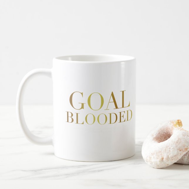Café Caneca de Blooded do objetivo (Com Donut)