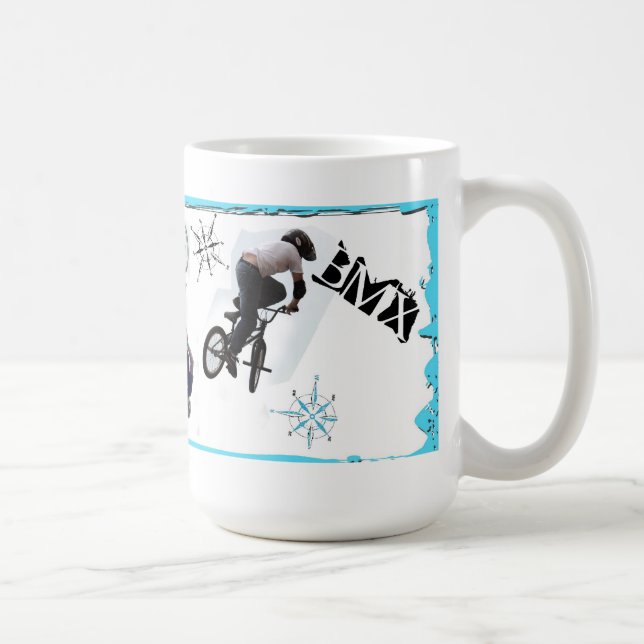 Café Caneca de BMX, Copyright Karen J Williams (Direita)