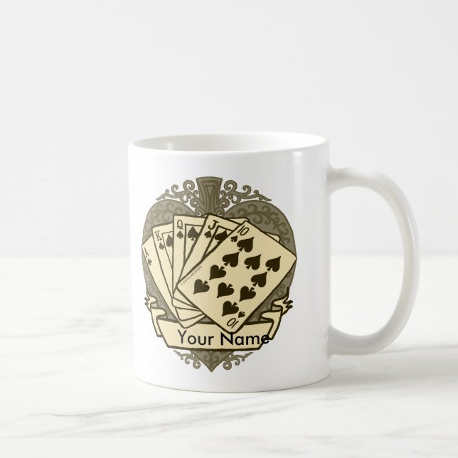 Café Caneca de boa mão de pôquer (Direita)