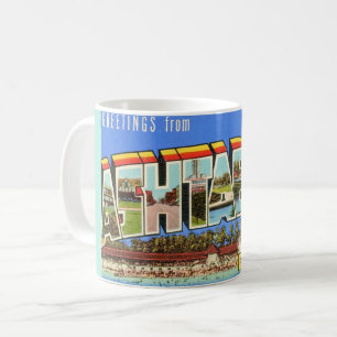 Café Caneca de Boas-Vindas Retro Ashtabula Ohio