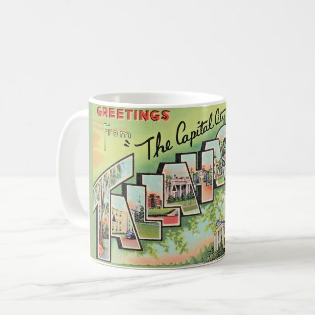 Café Caneca de Boas-Vindas Tallahassee Flórida (Frente Esquerda)