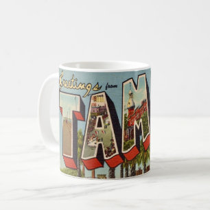 Café Caneca de Boas-Vindas Velha Tampa Flórida